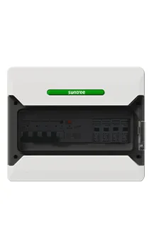 Cuadro de distribución de vehículos eléctricos con caja de medidor