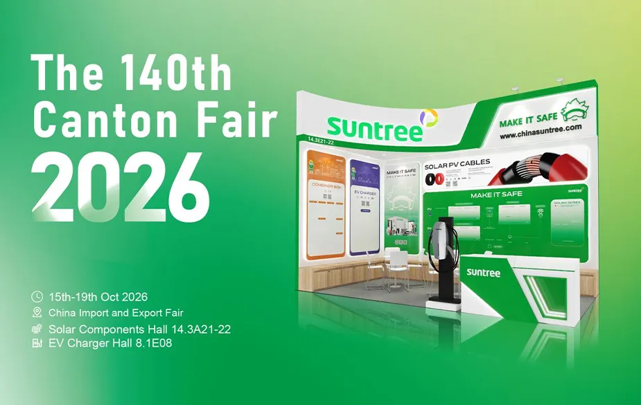 Suntree presenta soluciones de seguridad para sistemas de protección energética diversificados en la 140.ª Feria de Cantón bajo el lema «Hacerlo seguro» («Make It Safe»)