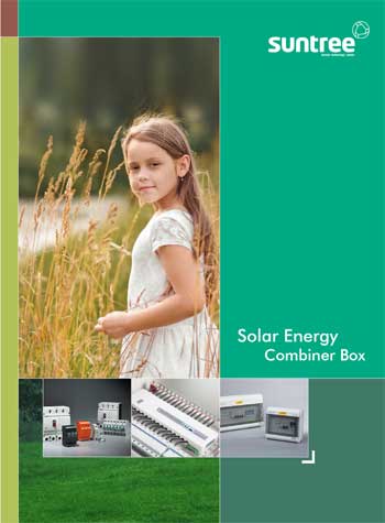 Caja combinadora de energía solar